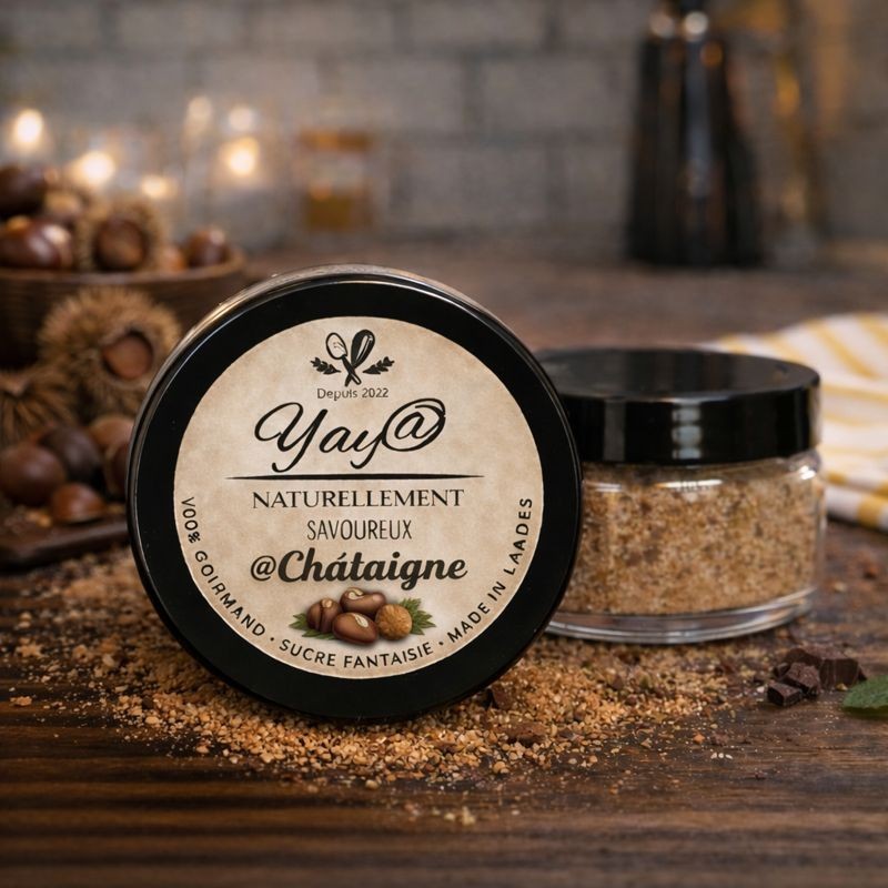 Sucre aromatisé à la châtaigne – 100 g