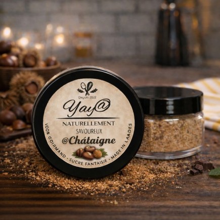 Sucre aromatisé à la châtaigne 100g