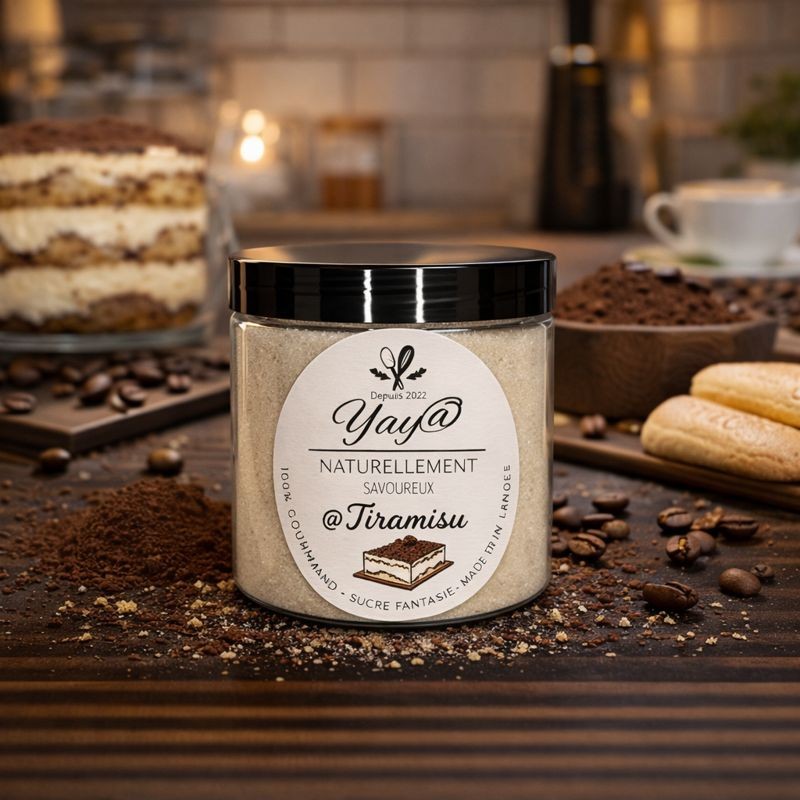 Sucre aromatisé au tiramisu - 200g