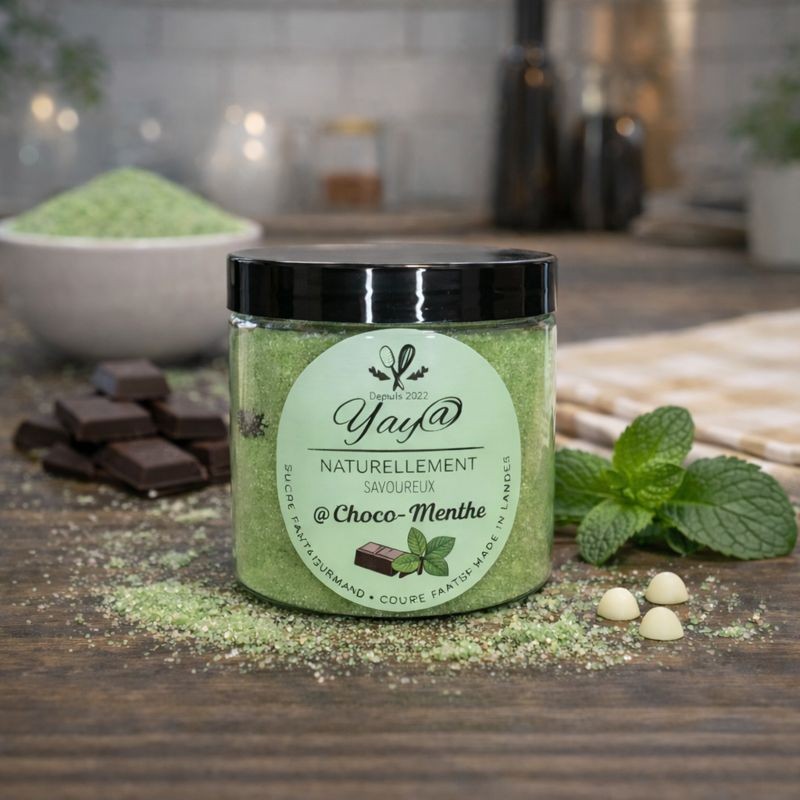 Sucre aromatisé choco-menthe - 200g