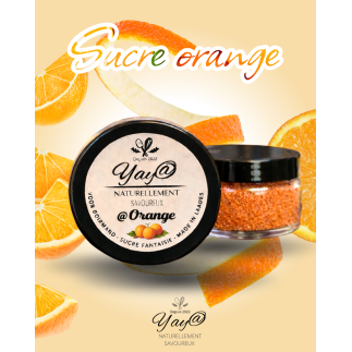 Sucre aromatisé à l'orange - 100g