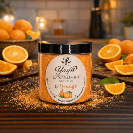 Sucre aromatisé à l’orange 200g