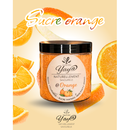 Sucre aromatisé à l’orange - 200g