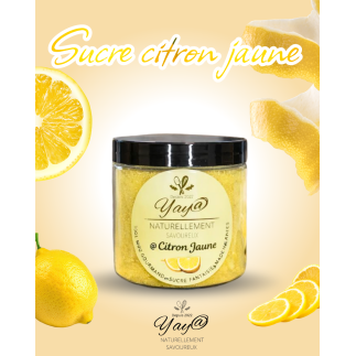Sucre aromatisé citron jaune - 200g