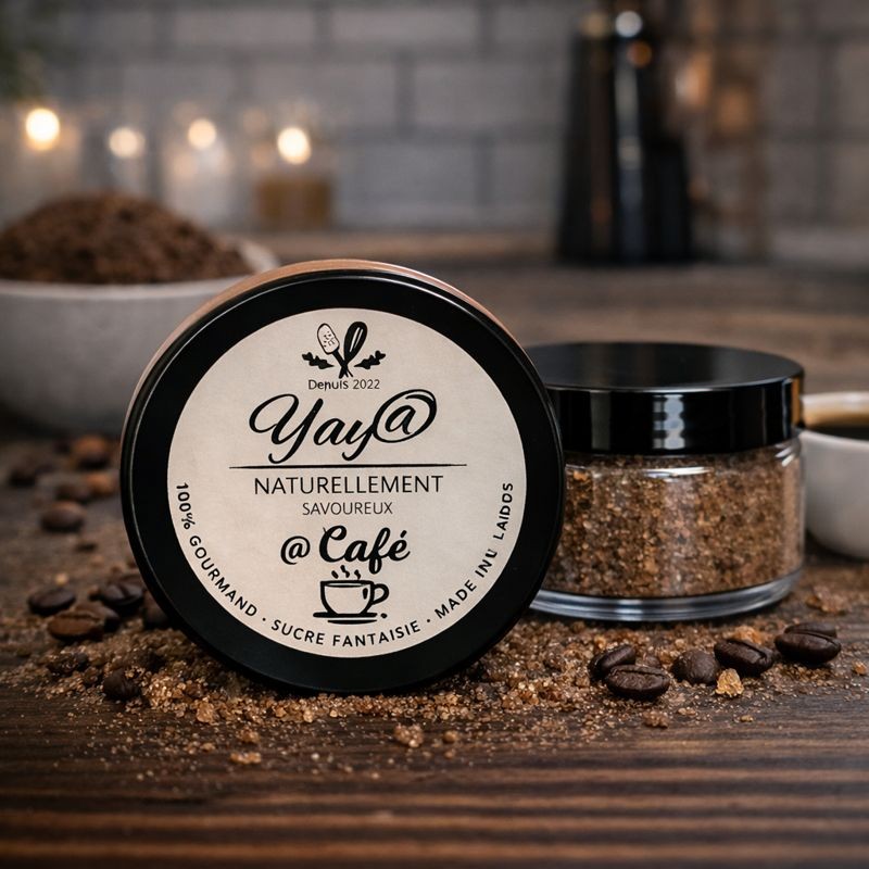 Sucre aromatisé au café - 100g