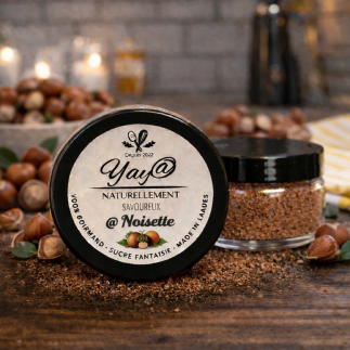 Sucre aromatisé à la noisette 100g