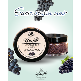 Sucre aromatisé au raisin noir - 100g