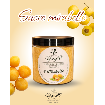 Sucre aromatisé à la mirabelle - 200g