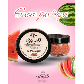 Sucre aromatisé à la pastèque - 100g
