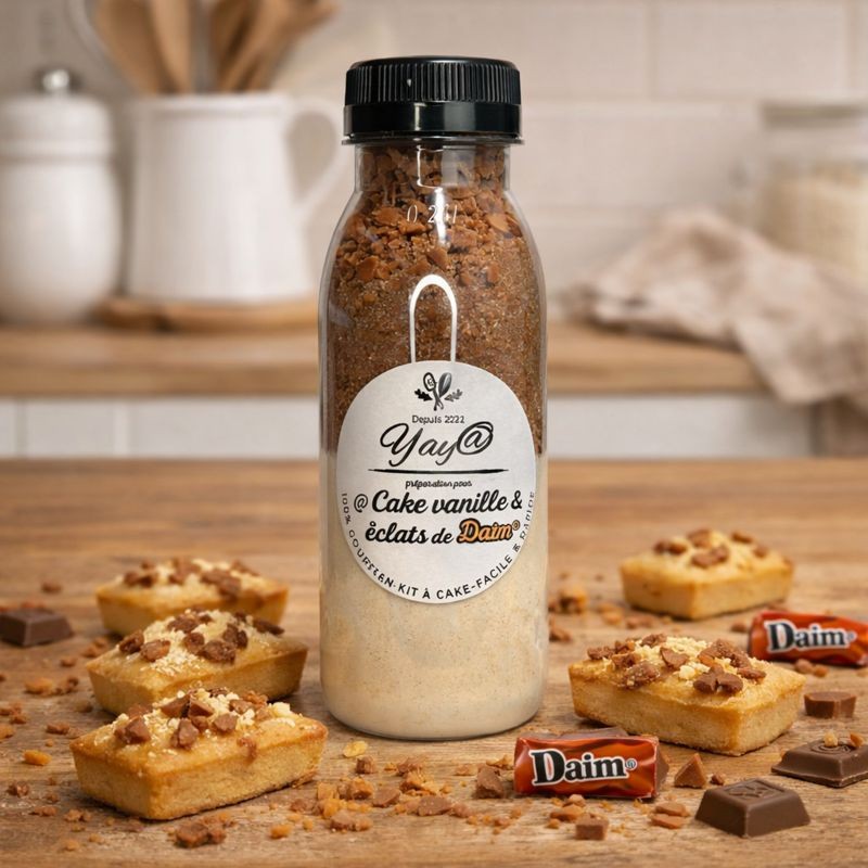 Kit à Mini Cakes Vanille & Éclats de Daim® Kit à Mini Cakes Vanille & Éclats de Daim®