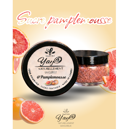 Sucre aromatisé au pamplemousse - 100g