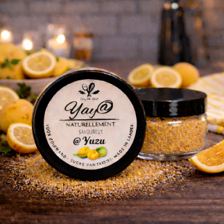 Sucre aromatisé au yuzu 100g