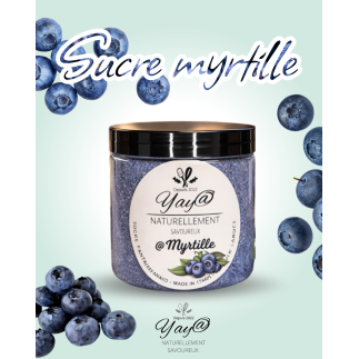 Sucre aromatisé myrtille - 200G