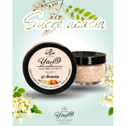 Sucre aromatisé à l'acacia - 100g