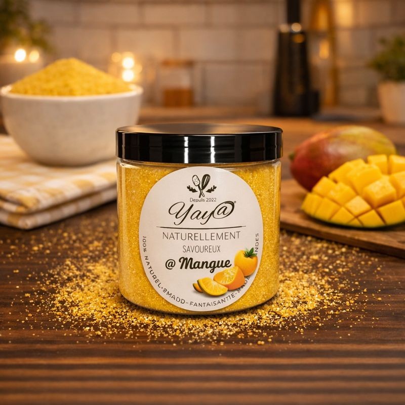 Sucre aromatisé à la mangue - 200g Sucre aromatisé à la mangue - 200g