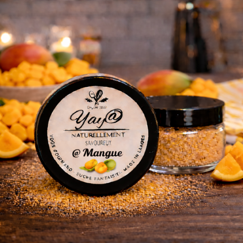 Sucre aromatisé à la mangue - 100g