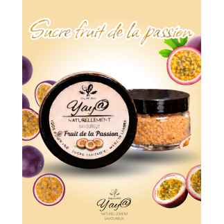 Sucre aromatisé aux fruits de la passion - 100g