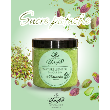 Sucre aromatisé pistache - 200G