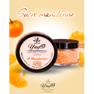 Sucre aromatisé à la mandarine - 100g