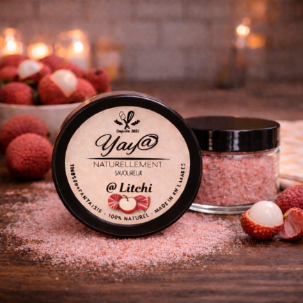 Sucre aromatisé au litchi 100g