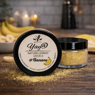 Sucre aromatisé à la banane 100g