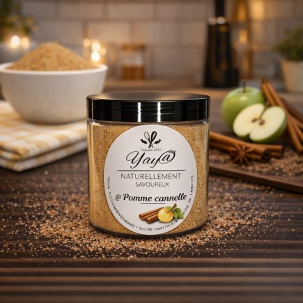 Sucre aromatisé à la pomme cannelle 200g