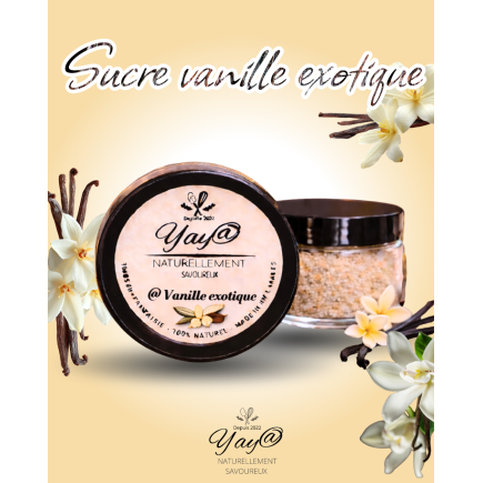 Sucre aromatisé vanille exotique-100G