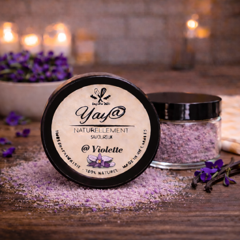 Sucre aromatisé à la violette - 100g