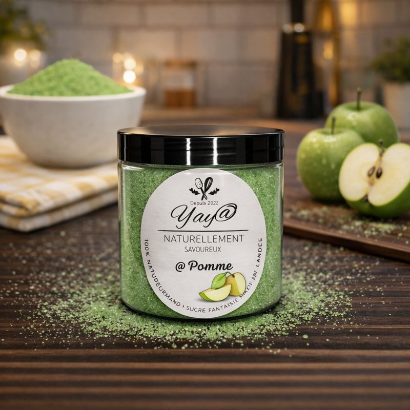 Sucre aromatisé à la pomme - 200g