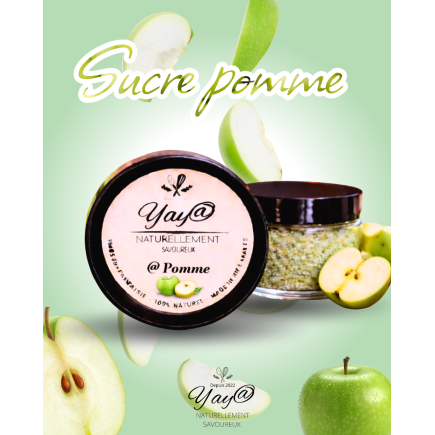 Sucre aromatisé à la pomme - 100g