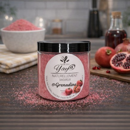 Sucre aromatisé à la grenadine 200g