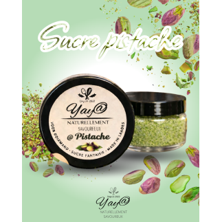 Sucre aromatisé à la pistache - 100g