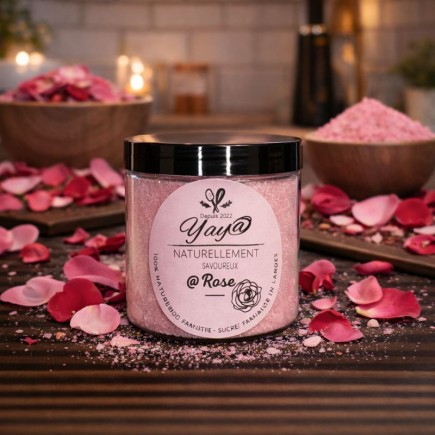 Sucre aromatisé à la rose 200g