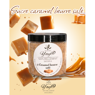 Sucre aromatisé au caramel beurre salé - 200g