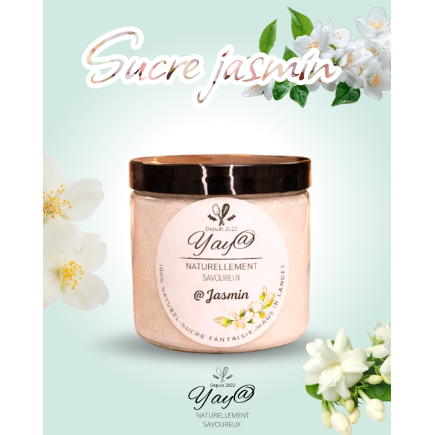 Sucre aromatisé au jasmin - 200g