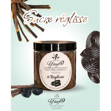 Sucre aromatisé à la réglisse - 200g