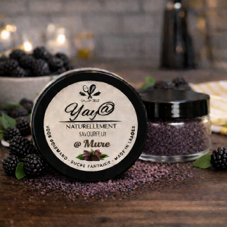 Sucre aromatisé à la mûre100g