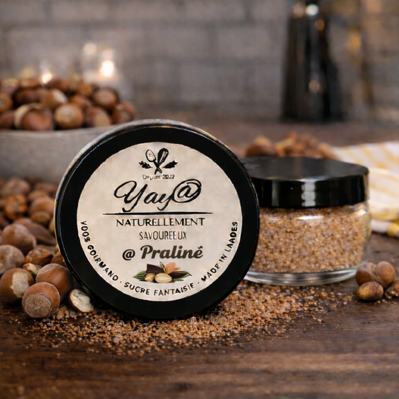 Sucre aromatisé au praliné - 100g