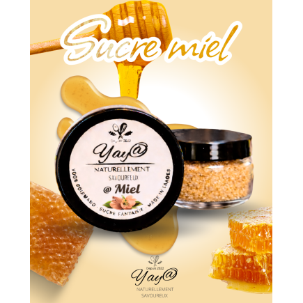 Sucre aromatisé au miel - 100g