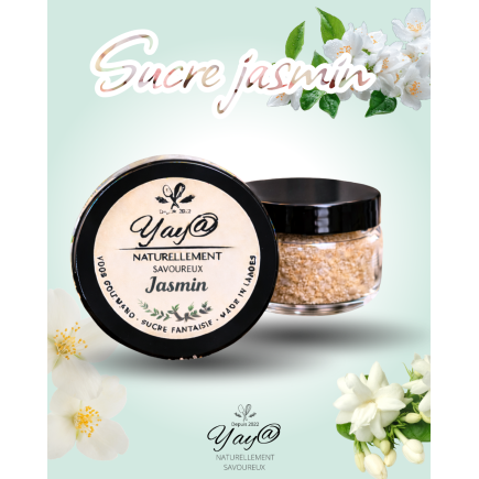 Sucre aromatisé au jasmin – 100g
