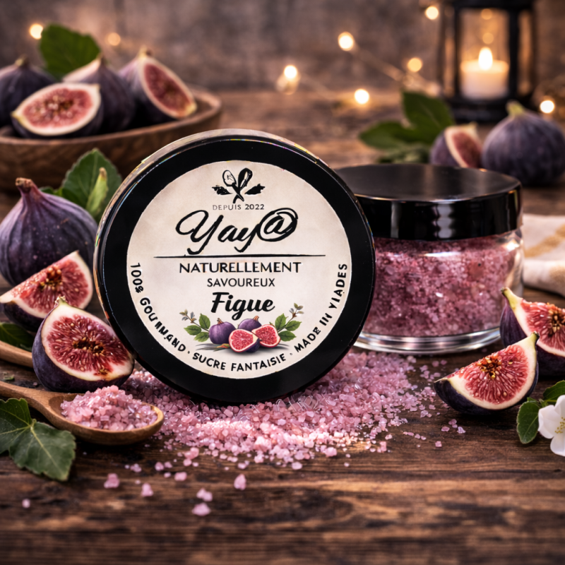 Sucre aromatisé à la figue - 100g
