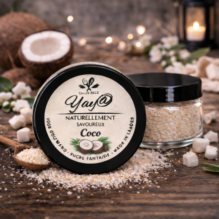 Sucre aromatisé à la coco 100g