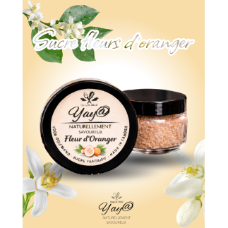 Sucre aromatisé à la fleur d'oranger - 100g