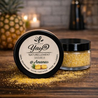 Sucre aromatisé à l'ananas 100g