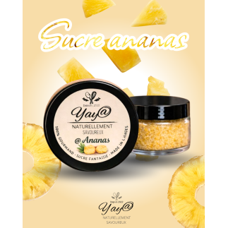 Sucre aromatisé à l'ananas - 100g