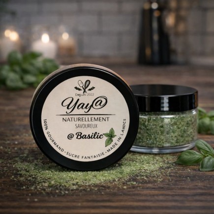 Sucre aromatisé au basilic 100g