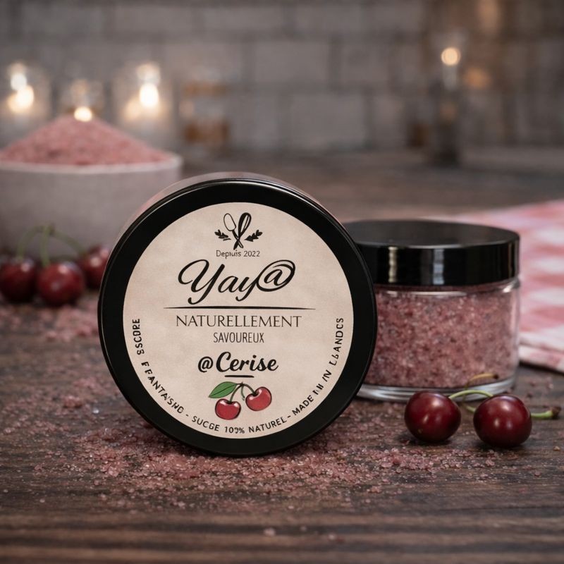 Sucre aromatisé à la cerise - 100g Sucre aromatisé à la cerise - 100g