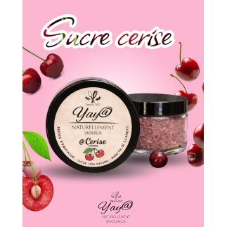 Sucre aromatisé à la cerise - 100g
