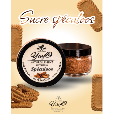 Sucre aromatisé au spéculoos - 100g