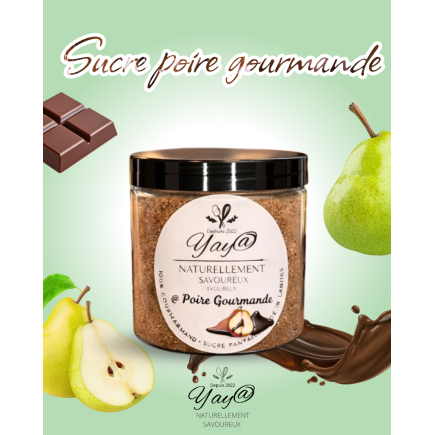 Sucre aromatisé à la poire gourmande - 200g